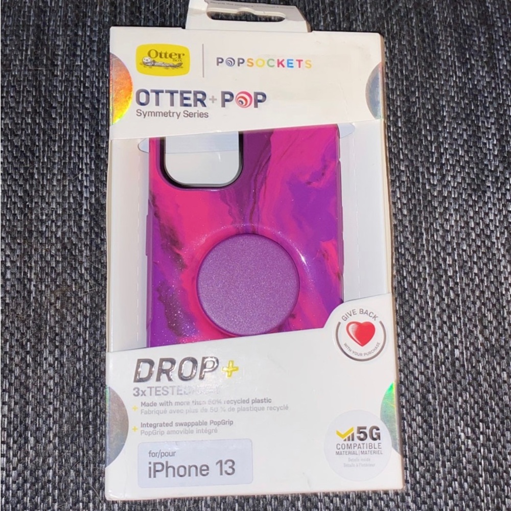 Brand New Otterbox + Pop Symmetry Series in Berry for iPhone 13